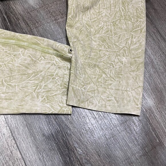 Lululemon Athletic Fast & Free HR Yoga Pants Ice Wash Hazel Green Women’s Sz 6 - Picture 7 of 10